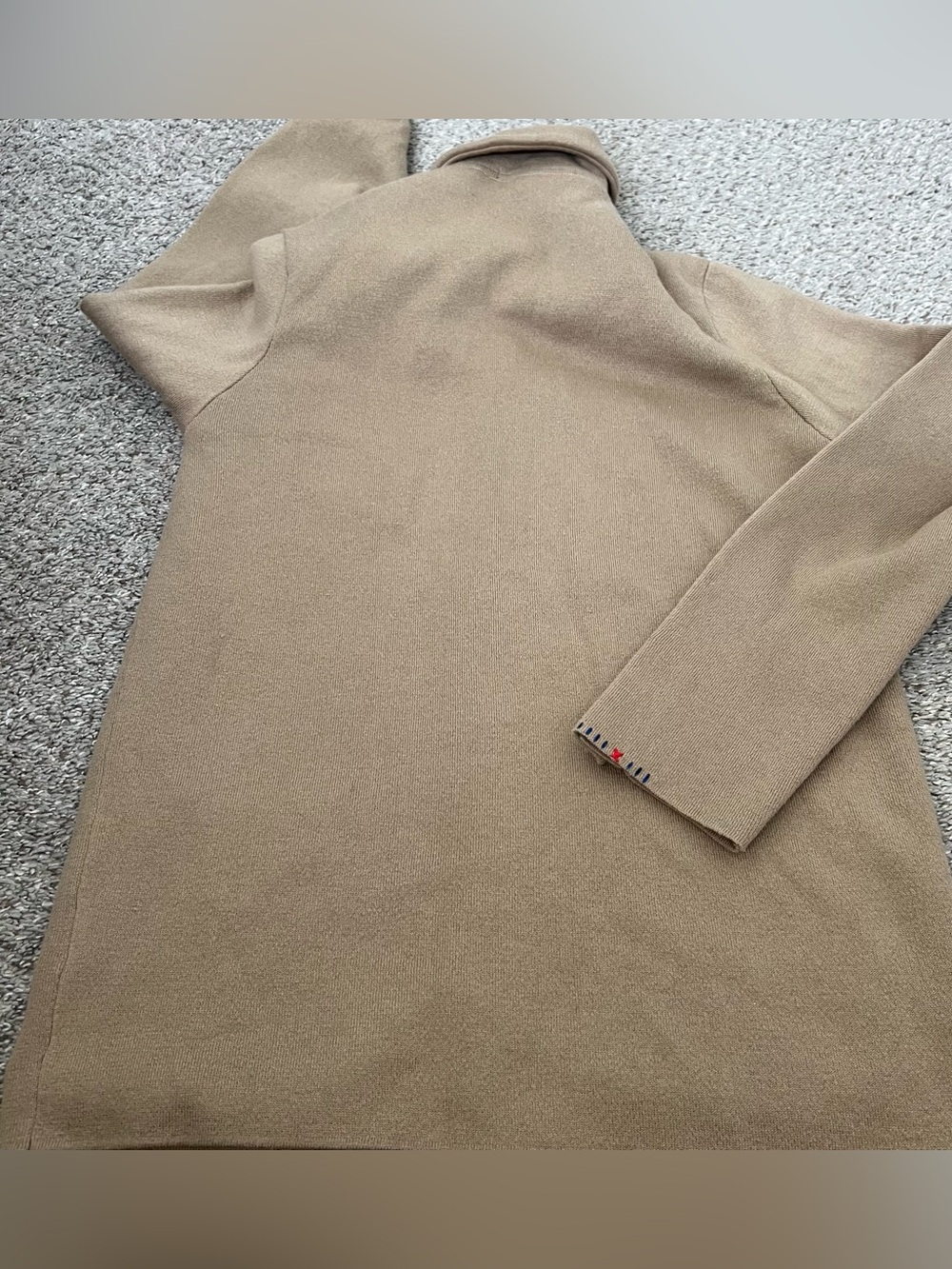 Scotch & Soda Men's Wool Blnd Light Brown Button-Up Cardigan Size Small - Picture 10 of 12